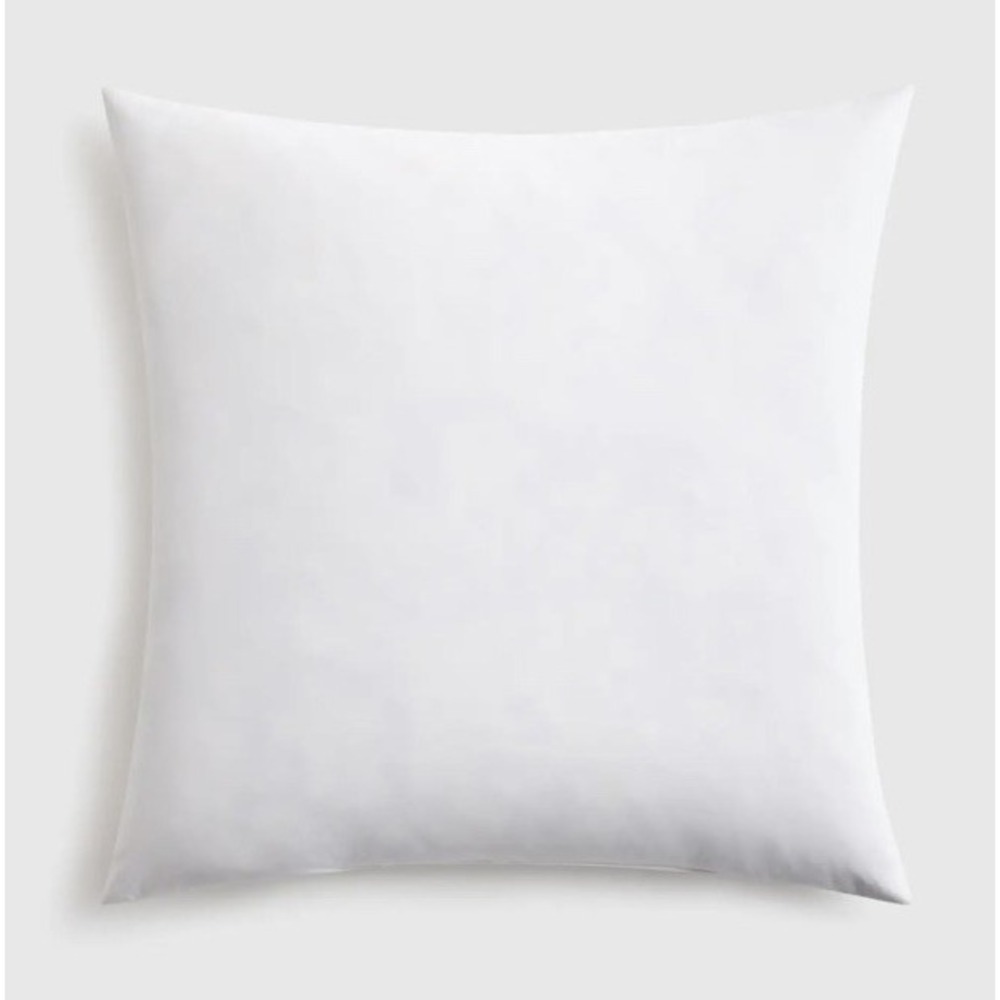 New!!! Quince Premium Feather Pillow Insert 20 x 20 100% Cotton White